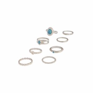 Stackable Ring Turquoise 8-Pack
