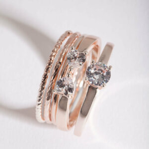Rose 5 Ring Stack