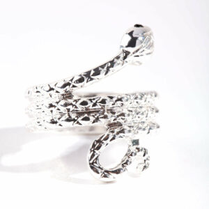 Etched Snake Ring