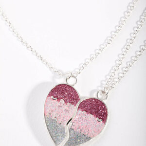 Kids Rainbow Heart Necklace Pack