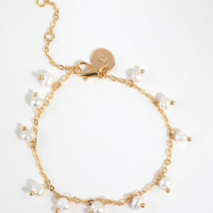 Freshwater Pearl Droplet Bracelet