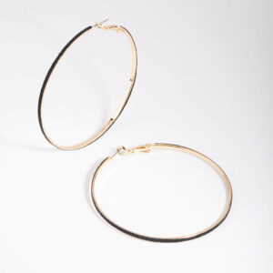 Glitter Hoop Earrings