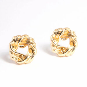 Open Knot Stud Earrings