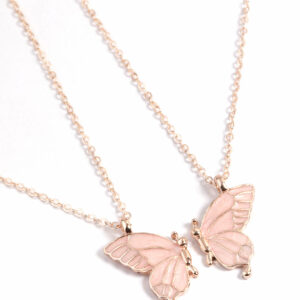 Rose  Butterfly Necklace Pack