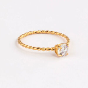 Twist Engagement Ring