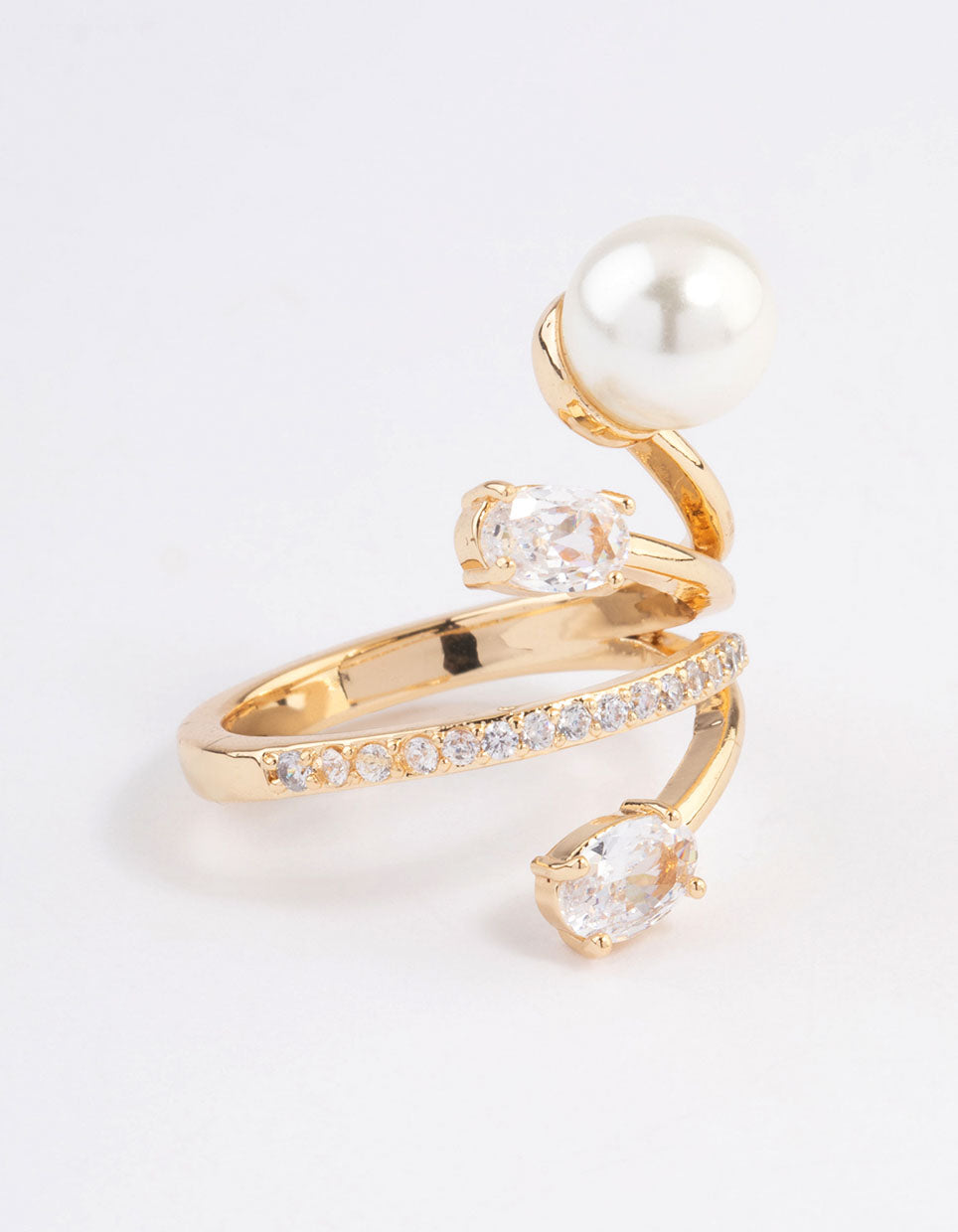 Flare Pearl Ring