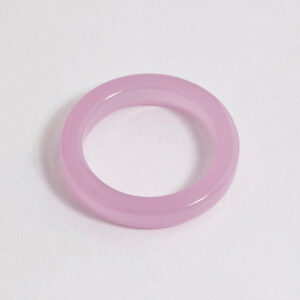 Pink Acrylic Solid Ring