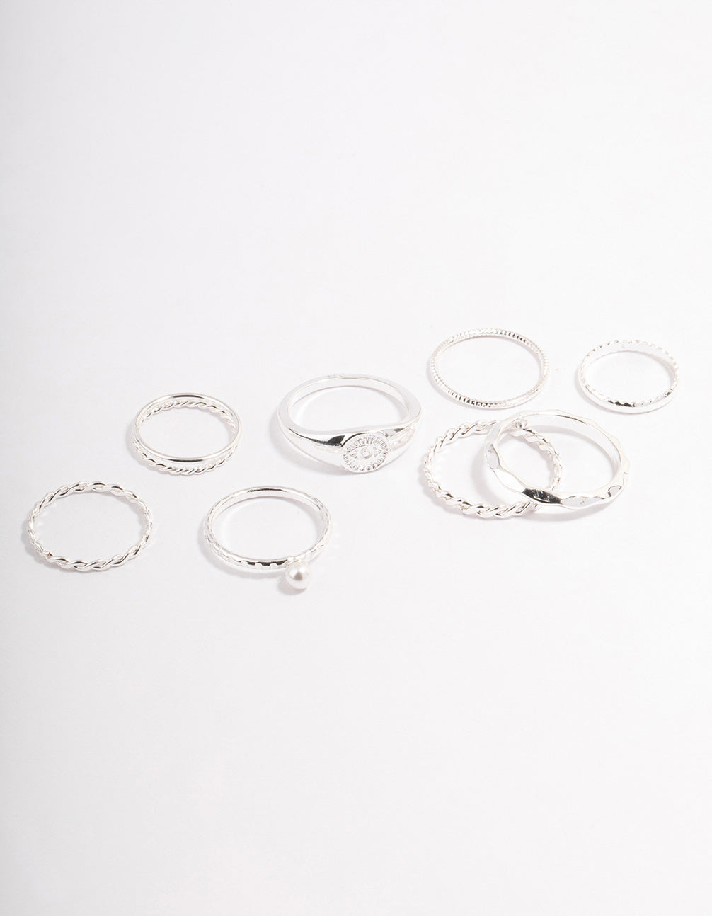 Evil Eye Signet Ring Pack