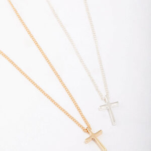 Plain Cross Necklace Pack