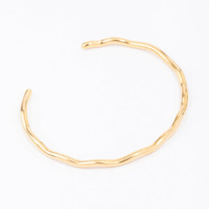 Stainless Steel Mini Wave Wrist Cuff