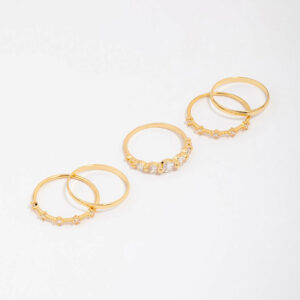 Dainty Stacking Ring 5-Pack