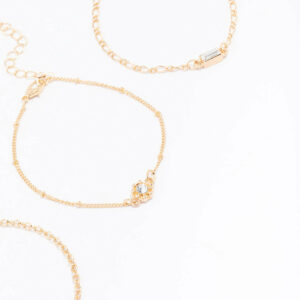 Mixed Stone Bracelet 3-Pack