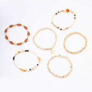 Evil Eye Beaded Bracelet 6-Pack