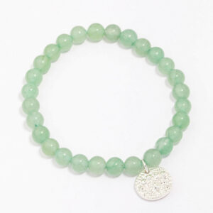 Green Aventurine Evil Eye Charm Bracelet
