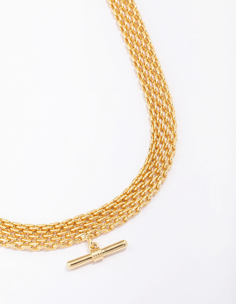 Chunky T Bar Chain Necklace