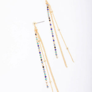 Trio Chain Drop Earrings
