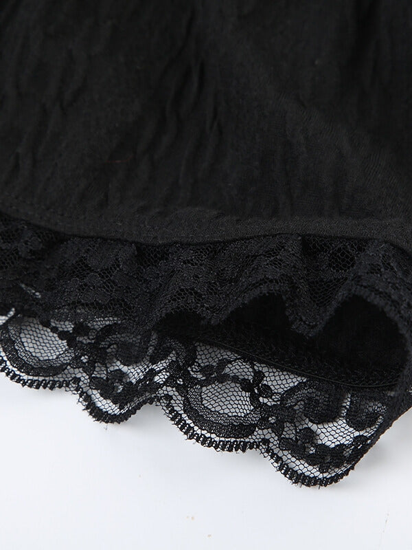 Dark ribbon lace skirt - Image 7