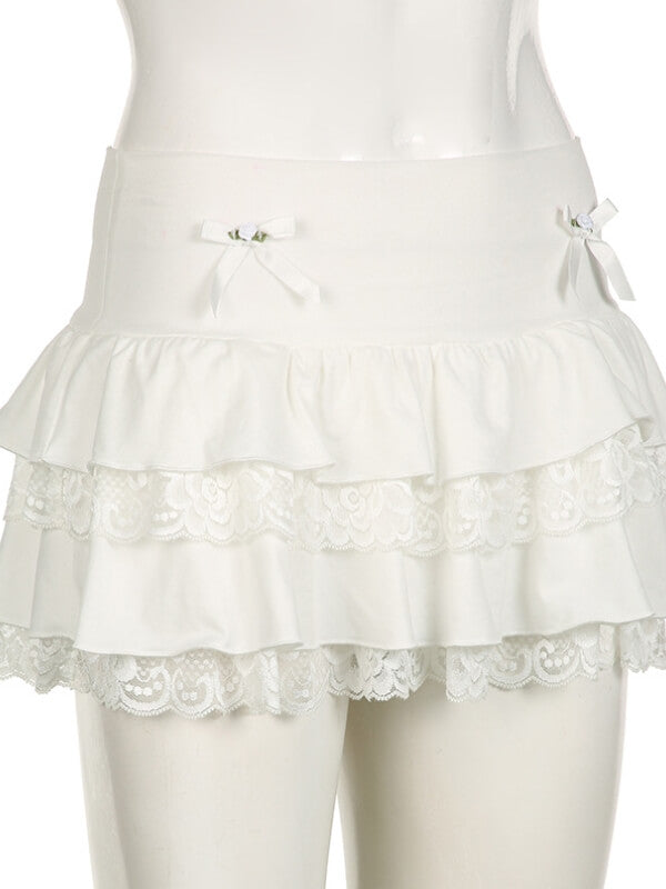 Jasmine lace layered skirt - Image 7
