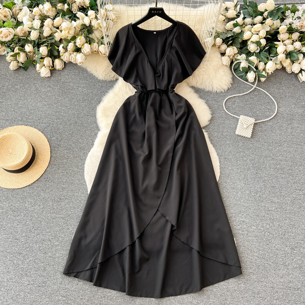 Cute V-neck Dress, A-line Fashion Dress P262 - Image 10